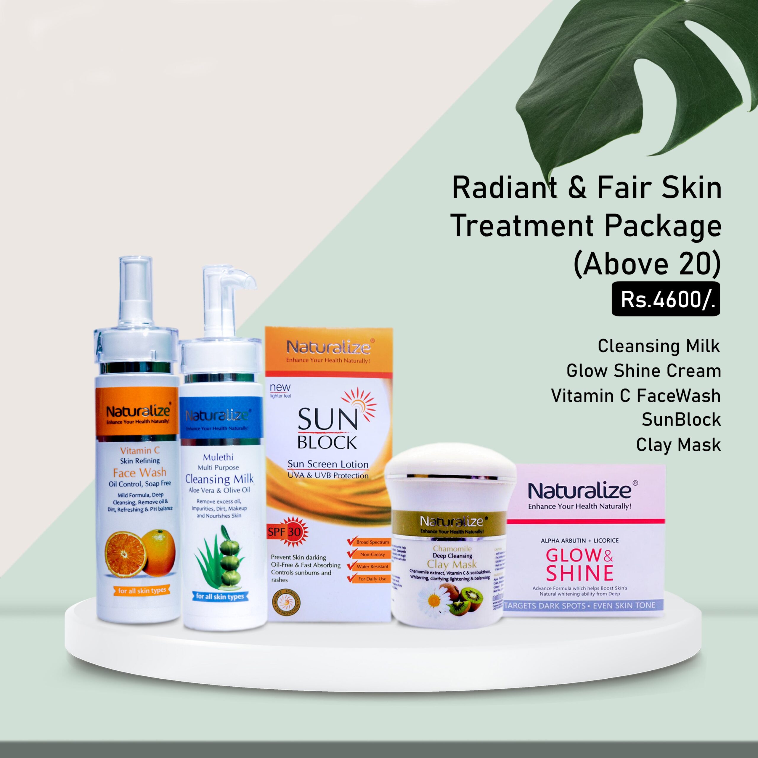 RADIANT & FAIR SKIN TREATMENT (ABOVE 20)
